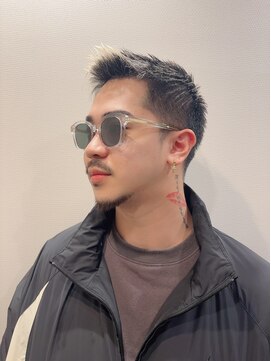 銀座マツナガ 神田店 短髪ショートアップバング爽やかイケメンスパイキーメンズ