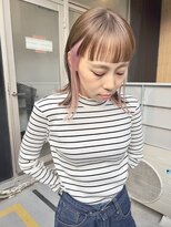 チュダック(ChuDuck) 韓国風《インナーピンク》ハイトーン/ケアブリーチ/ダブルカラー