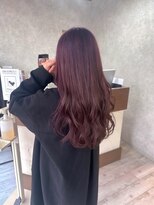 ミニム ヘアー(minim hair)&nbsp;【minim×miku】ハーフブリーチlavender pink