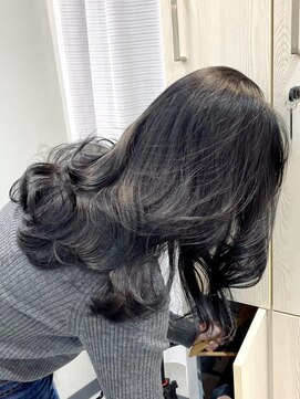 シビバイレボ(CIBI by revo) レイヤーカット/大人レイヤー/地毛風カラー/オリーブブラック