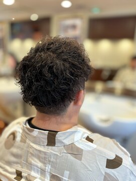 スカイ 亀戸店 (sky) ハイライト/マッシュパーマ/アッシュブラック<理容室>[亀戸]