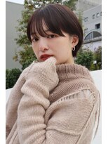 アレンヘアー 甲南本通り店(ALLEN hair)&nbsp;ナチュラルショート/マッシュショート/ココアベージュ