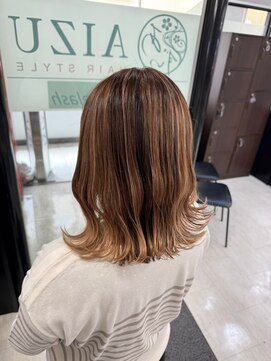 アイズ 本厚木(AIZU) 白髪ぼかしハイライト