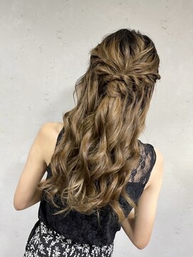 ブロードヘアー(BROAD HAIR) 【BROAD HAIR】ハーフアップ