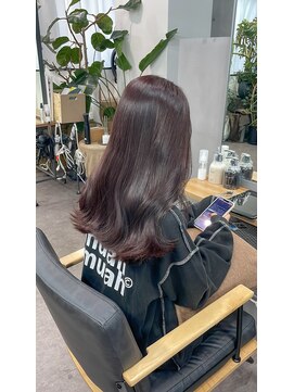 ノート(note) ☆透明感ラベンダーピンク髪質改善レイヤーカットブリーチなし