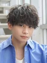 オーシャントーキョー 渋谷神南(OCEAN TOKYO)&nbsp;ショートマッシュアッシュブラウン無造作パーマ