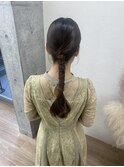 箔付きタイトヘアアレンジ/大宮東口タイトヘアアレンジ