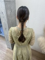 エフバイラブランシュ 大宮東口店(ef by La Blanche)&nbsp;箔付きタイトヘアアレンジ/大宮東口タイトヘアアレンジ
