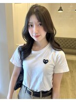 ラヴィズム 長岡店(LUVISM)&nbsp;韓国/顔周りレイヤー/ダブルカラー/ベージュ/前髪新潟長岡宮関