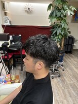 庵 ヘアー(hair)&nbsp;スパイラルパーマ×マッシュ