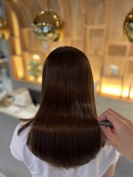 アイノアシェール 西宮(AInoa Cher) 【極上の髪質改善】透明感グレージュカラー