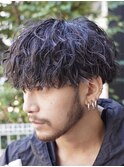 【RIRON】メンズマッシュ×シャドウパーマ