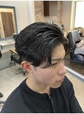 お洒落オールバックスタイル