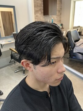 ヘアサロン ソル(SOL) お洒落オールバックスタイル