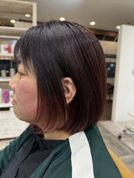 インナーカラーピンク