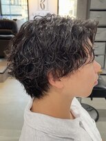 ブルニール 中崎町(BLEUNIR) 波巻きパーマ マッシュ 波巻きスパイラル ツイストスパイラル