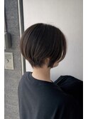 大人美フォルム×丸みショートボブ