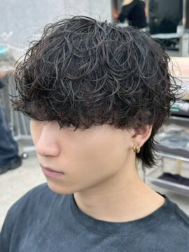 フィフス 渋谷(fifth) 渋谷波巻きツイストスパイラルシャドウルーズパーマツーブロック