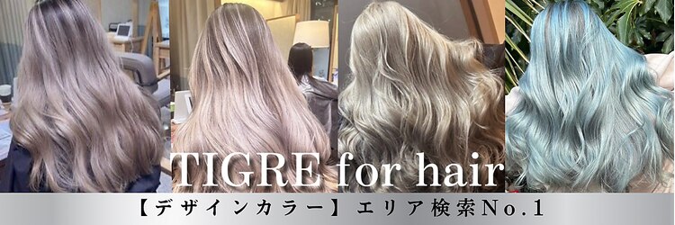ティグルフォーヘア(TIGRE for hair)のサロンヘッダー