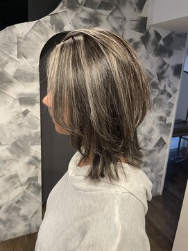 ブレス ヘアアンドスパ 湘南台(bless hair spa) 強めコントラストハイライト