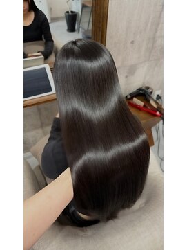 髪屋 紬 髪質改善ストレート