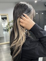ビビ バイ マグ 岡谷店(bivi by Mag)&nbsp;ブリーチカラー◎インナーカラーホワイトベージュ夏カラー