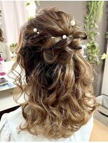 ジェミータ 横浜&nbsp;ふわふわハーフアップ【横浜/ヘアセット/着付け】