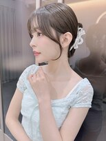 ロンド メリー 大宮(Lond merry)&nbsp;結べるレイヤーカット/グレージュブラウン/韓国巻き/顔周り