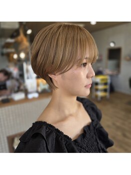ノニ(no.2)の写真/【福井/丸っこショート*】顔の形を綺麗に見せるハイセンスカット!扱い易いから家でも可愛くスタイリング♪