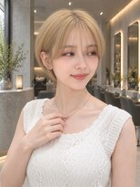 アース 大曽根店(HAIR&MAKE EARTH)&nbsp;丸みショートスタイル　くびれショート
