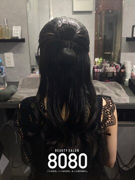 はればれ 桜木町 関内(8080) ハーフアップリボンカチモリ