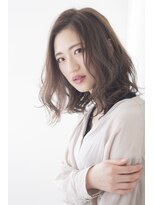 ハナブサ 田上店(HANABUSA)&nbsp;大人可愛い☆小顔☆ゆるふわ切りっぱなしボブディ