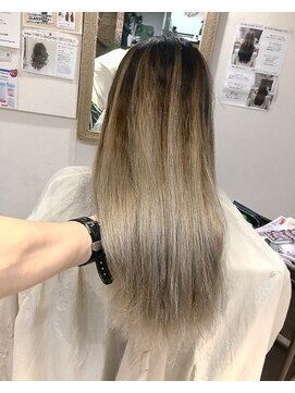 トーク 伊丹本店(TAL'KE) TAL'KE/バレイヤージュ×ホワイトシルバー_307