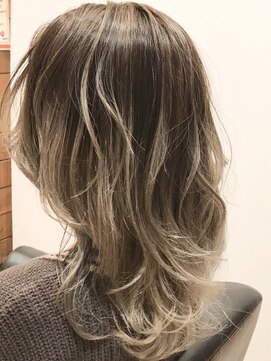 リシェールグリーン 越谷花田店(RICHAIR GREEN) 透明感たっぷり♪バレイヤージュグラデーション