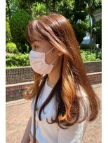 エムスラッシュフィール 東戸塚(M.SLASH FIEL)&nbsp;ロングヘア×流行りのオレンジカラー