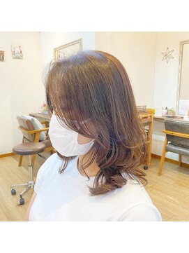 ギフト ヘアー サロン(gift hair salon) 韓国風×レイヤーセミディ