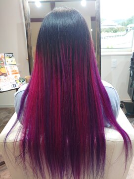 クラン(CLan) 個性丸出しビビットハイライトトライカラー