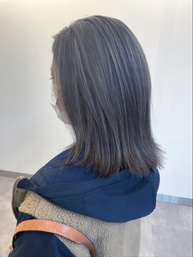 フェーディン(fa/din) 細めハイライトベージュミディ