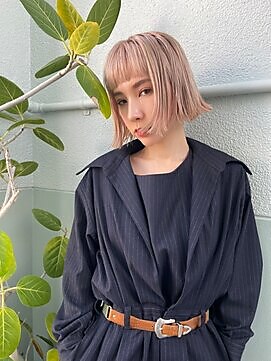 チクロヘアー(Ticro hair) 【Ticro大石】ブロンドボブ