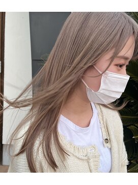 イーゼル ヘア デザイン 名張店(EASEL HAIR DESIGN) white beige
