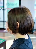 大人可愛い前下がりショートボブ丸みショート◎ 3