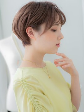 カバーヘア 上尾西口店(COVER HAIR) フレンチカジュアル小顔束感マッシュショートa上尾20代30代40代