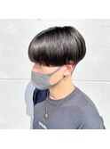 シースルーマッシュ/メンズ縮毛矯正／メンズマッシュ／ツーブロ