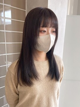 ザコーストバイネオリーブ 辻堂店(The coast by neolive) バイオレットベージュ×顔周りレイヤー