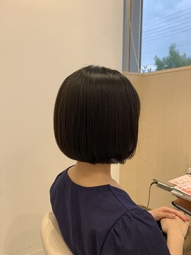 アドラーブル 長岡リバーサイド千秋店(adorable) 韓国風オルチャンボブ×透明感グレージュ