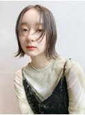 外ハネボブ_チェリーブラウンフェミニンロング_8858