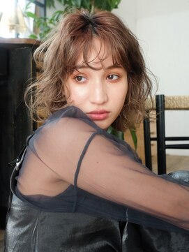 アルバム 池袋(ALBUM) 26ミリでくるくるふわふわ_ショコラアッシュヘルシー_79139