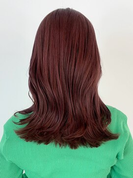 アイティーバイアルバム 下北沢店(IT by ALBUM) ピンクブラウン_グレーベージュレイヤーロング_ba465041