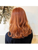 ボアップ(boappu)&nbsp;#オレンジカラー#ケアブリーチ#髪質改善トリートメント