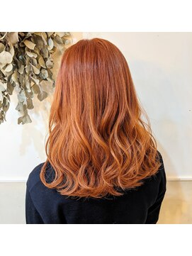 ボアップ(boappu) #オレンジカラー#ケアブリーチ#髪質改善トリートメント